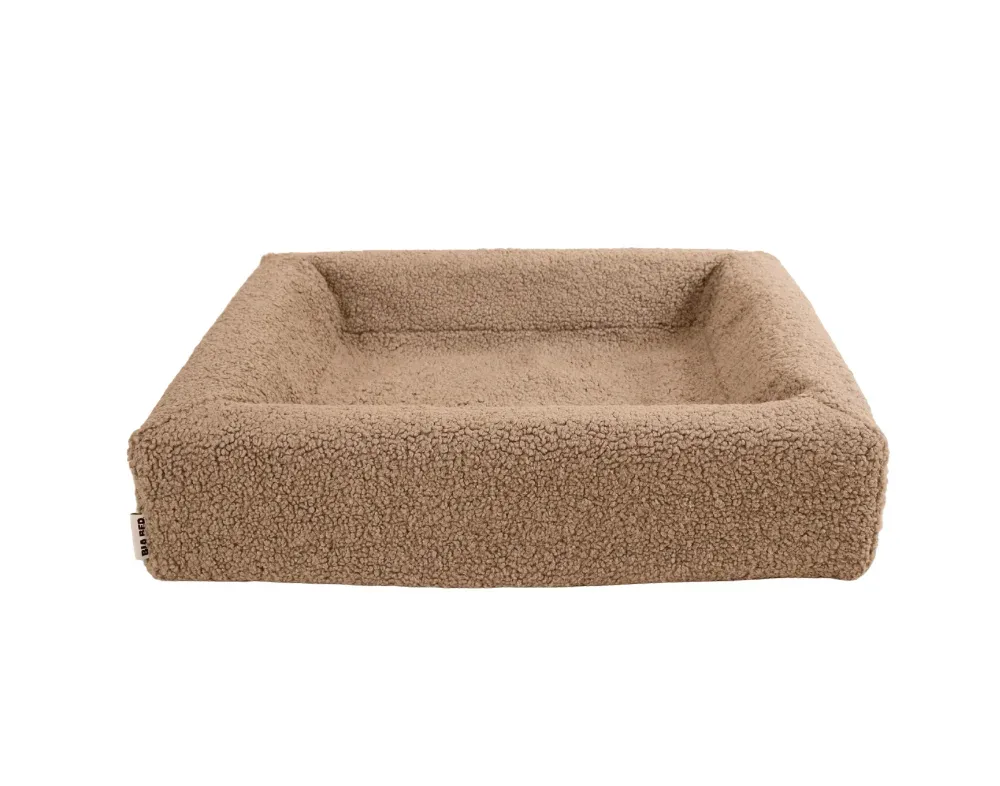 Bia Bed Hondenmand Hoes Teddy Beige - Image 2