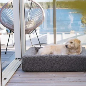 Bia Bed Hondenmand Hoes Teddy Grijs