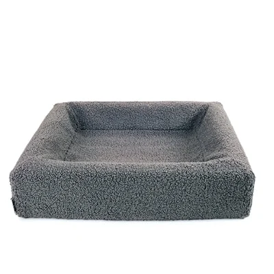 Bia Bed Premium Hoes Teddy 100x80x15 cm - Grijs