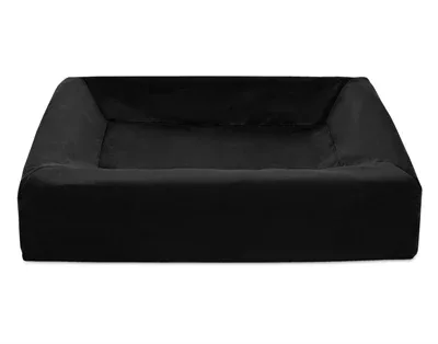 Bia Bed Royal Fluweel Hoes Hondenmand Bia 3 70x60x15 cm - Zwart