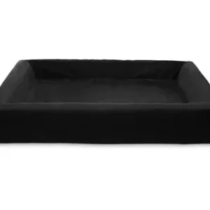 Bia Bed Royal Fluweel Hoes Hondenmand Bia 6 100x80x15 cm - Zwart