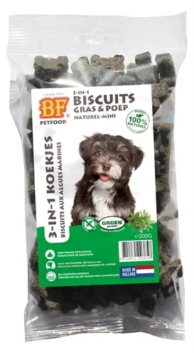 Biofood 3 in 1 Hondenmineralenkoekjes Kruiden Mini - 200 gr