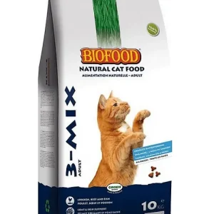 Biofood Kat 3-mix Adult - Kattenvoer - 10 kg