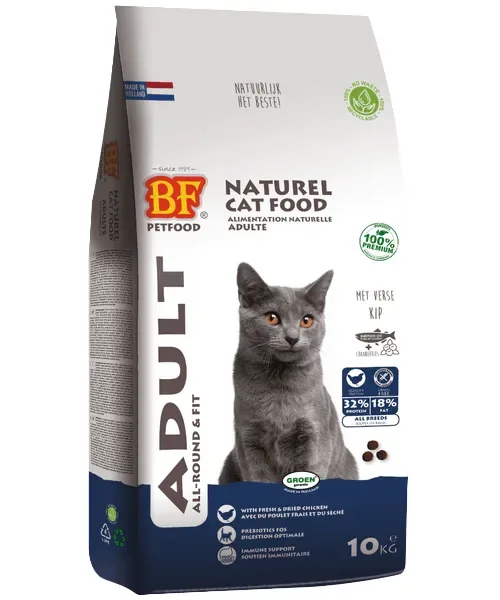 Biofood NCF Adult Fit Kattenvoer - Kip Vis Zalm (10 kg)