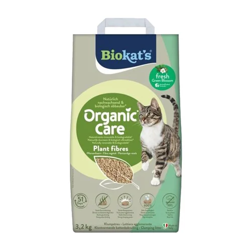Biokat Organic Care Plant Fibres Fresh Kattenbakvulling