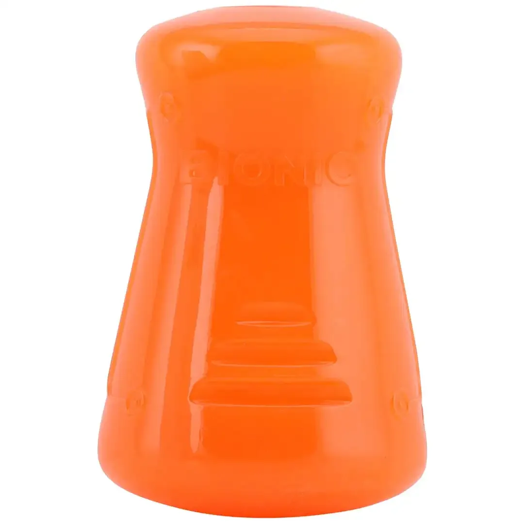 BIONIC voederspeeltje Treat Shaker 6x6x8,5cm oranje