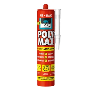 Bison Poly Max Express - Kit - 425 Gram - wit