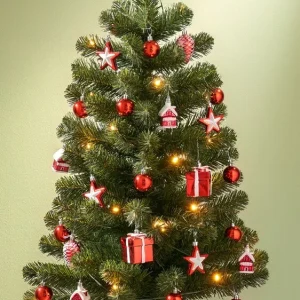Black Box Joy - Kunstkerstboom - Groen / rood - 30 - 90 cm