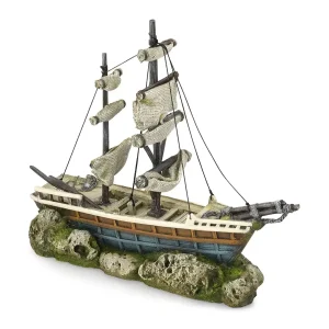 Boat With Sails 38×12,5×31,5CM