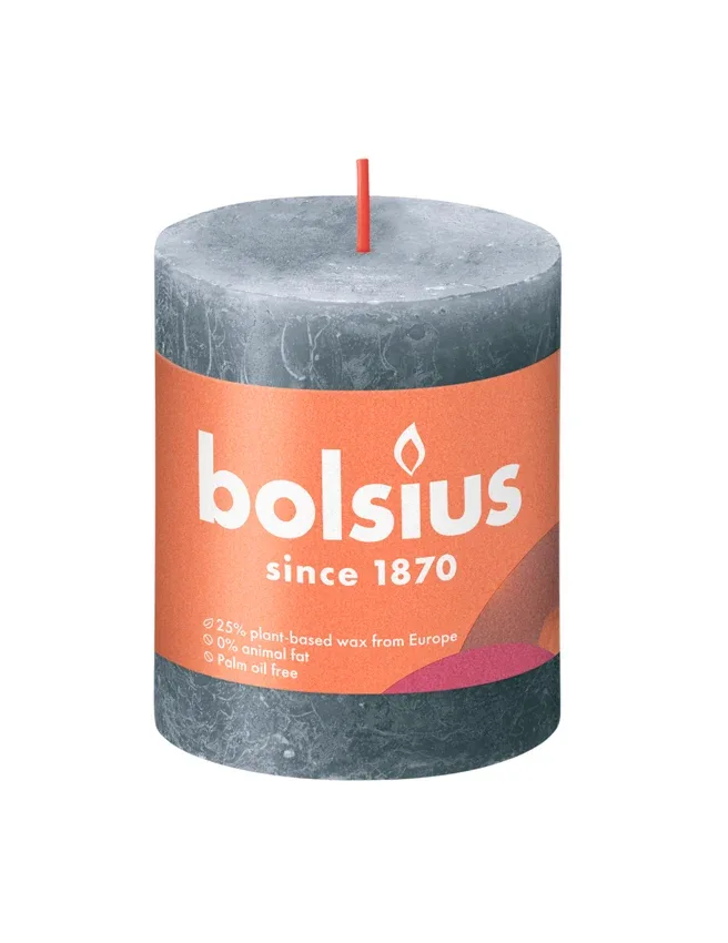 Bolsius - Kaars - 13 cm - Blauw