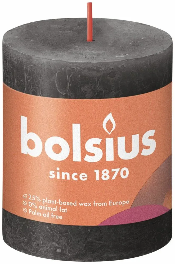 Bolsius Shine - Rustieke kaars - 13 cm - Ivoor