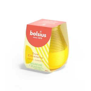 Bolsius True Citronella - Kaars - 9.5 cm - Oranje - Citronella