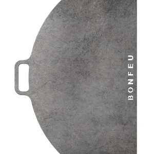 BonFeu Halve Plancha - Bakplaat - Rond - Staal - 120 cm - Extra large