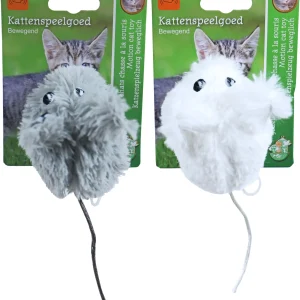 BOON - Kattenspeelgoed Bibber Muis Pluche