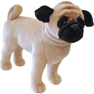 Boony - Natural Decoration Mopshond pluche staand blond