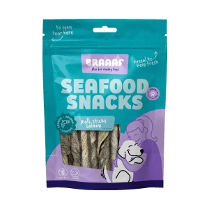 Braaaf Rollsticks - Hondensnack - 8 Stuks - vis, rund