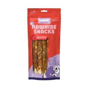 Braaaf Twister - Hondensnack - 3 Stuks - vis, rund