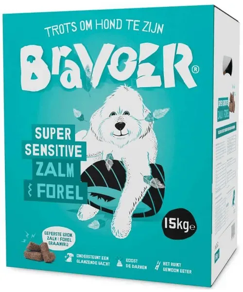 Bravoer Super Sensitive Zalm & Forel (Geperste brok) - Image 2