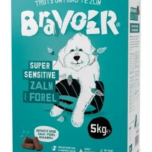 Bravoer Super Sensitive Zalm & Forel (Geperste brok)