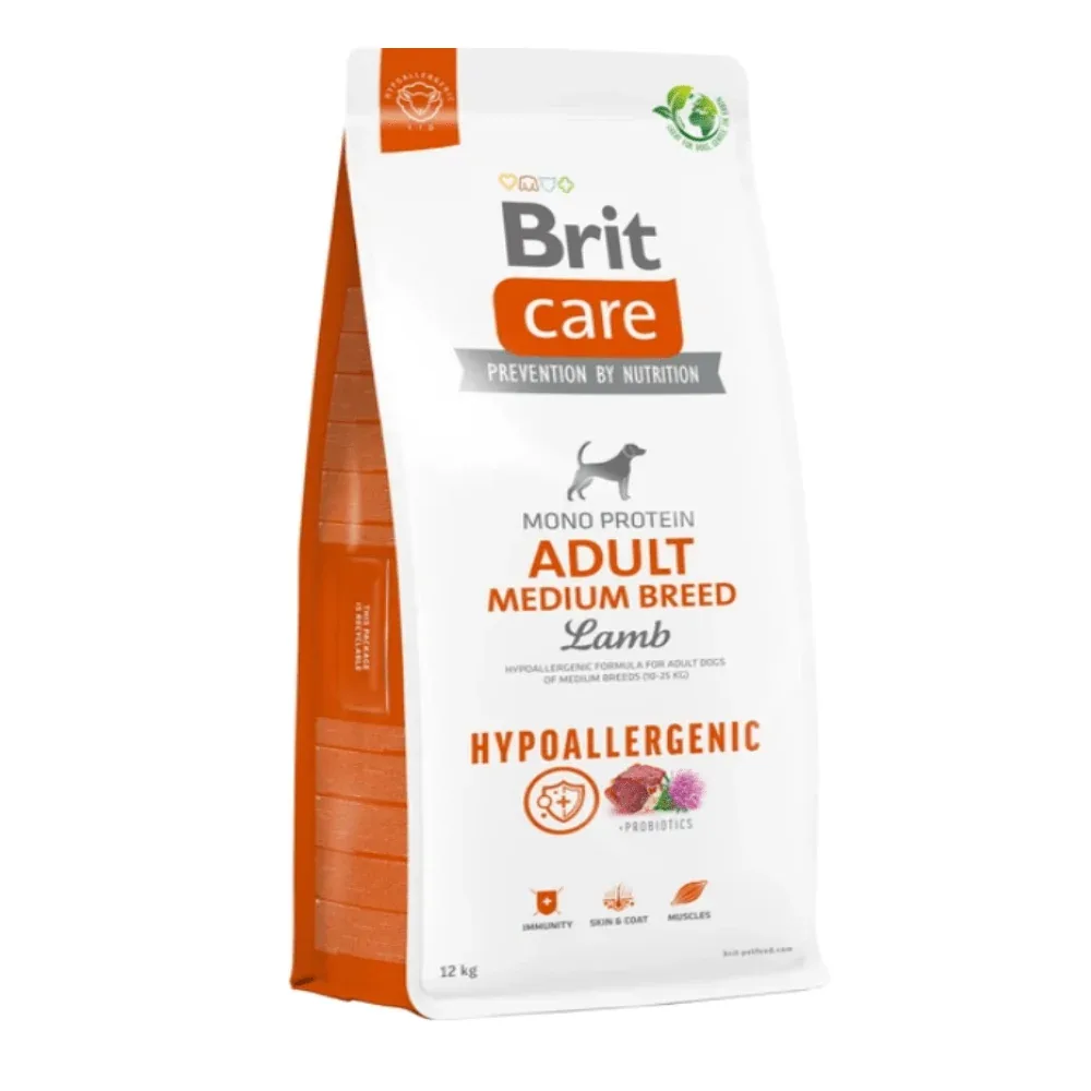 Brit Care - Hypoallergenic - Adult Medium Breed - Lam & Rijst - 12 kg - Image 2
