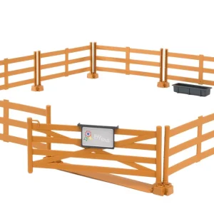 Bruder Paardenafrastering (bruin) 1:16 - Accessoires