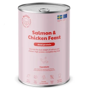 BUDDY Can Salmon and Chicken Feast