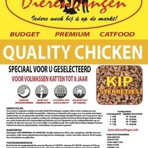 Budget Premium Catfood Quality Chicken - 15 kg