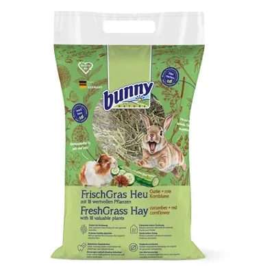 Bunny Nature Freshgrass Hooi Komkommer Rode Korenbloem - 500 gr