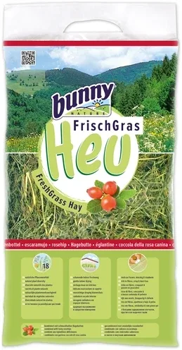 Bunny Nature Vers Gras Hooi met Rozenbottel - 500 gr