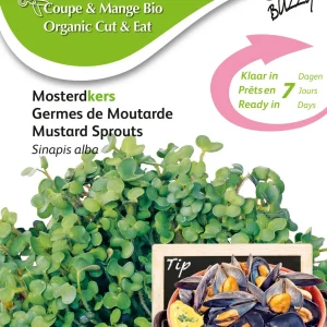 Buzzy庐 Organic Sprouting - Mosterdkers - 30 Gram