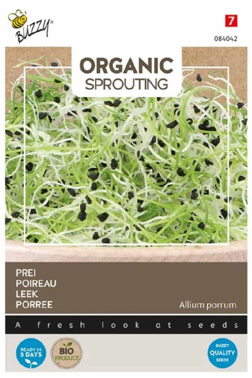 Buzzy庐 Organic Sprouting - Prei - 30 Gram