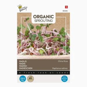 Buzzy庐 Organic Sprouting - Radijs China Rose - 30 Gram