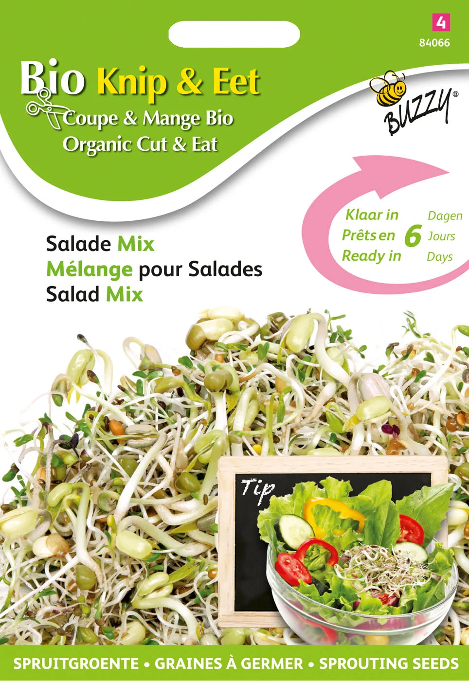 Buzzy庐 Organic Sprouting - Salademengsel - 30 Gram