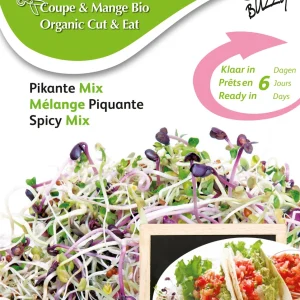 Buzzy庐 Organic Sprouting - Salademengsel pikant - 30 Gram