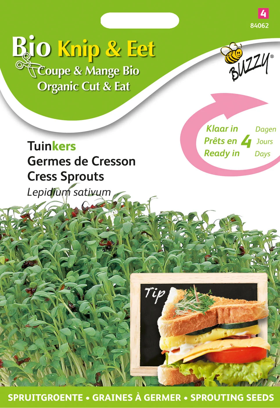 Buzzy庐 Organic Sprouting - Tuinkers - 30 Gram
