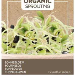 Buzzy庐 Organic Sprouting - Zonnebloem - 30 Gram