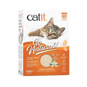 CA Go erwtenschil kattenbakvulling vanille 2×2,8kg
