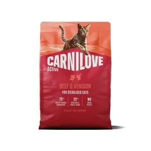 Carnilove Active Adult Sterilised All Breeds Beef Venison - 2 kg