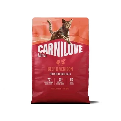 Carnilove Active Adult Sterilised All Breeds Beef Venison - 2 kg