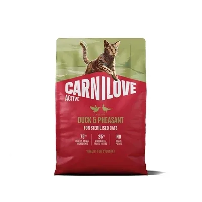 Carnilove Active Adult Sterilised All Breeds Duck Pheasant - 2 kg