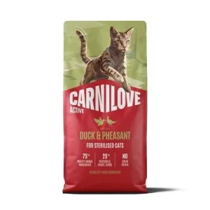 Carnilove Active Adult Sterilised All Breeds Duck Pheasant - 6 kg