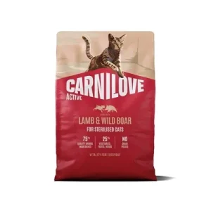 Carnilove Active Adult Sterilised All Breeds Lamb Wild Boar - 2 kg
