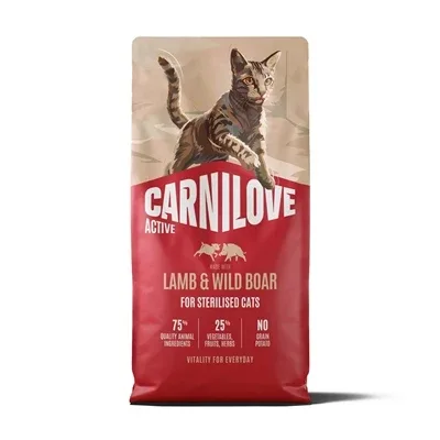 Carnilove Active Adult Sterilised All Breeds Lamb / Wild Boar - 6 kg