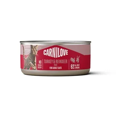 CARNILOVE CAN TURKEY / REINDEER 12X100 GR