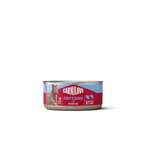 Carnilove Cat Can Paté Turkey & Salmon 100g Natvoer Kat