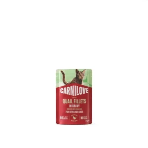 Carnilove Cat Pouch Gravy Quail with Dandelion Sterilised 85 g