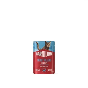 Carnilove Cat Pouch Gravy Trout with Echinacea 85 g Natvoer Kat