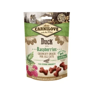 Carnilove - Kattensnack - Crunchy - Eend & Framboos - Graanvrij - 50gr