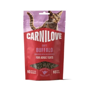 Carnilove - Kattensnack - Zacht - Buffel met Bosbessen - 50gr
