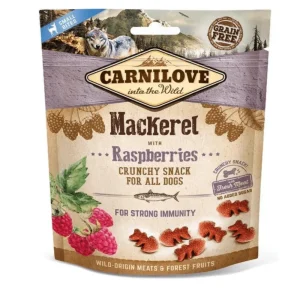 Carnilove - Knapperige Snack - Makreel & Framboos - Graanvrij - 200gr